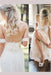 Simple Off the Shoulder Beach with Beading Waist Ivory Wedding Dress - Wedding Dresses