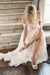 Simple Off the Shoulder Beach with Beading Waist Ivory Wedding Dress - Wedding Dresses