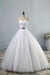 Simple Ruffle Strapless Tulle A-line Wedding Dress - Wedding Dresses