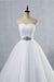 Simple Ruffle Strapless Tulle A-line Wedding Dress - Wedding Dresses
