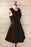 Simple Satin Short Homecoming Dress Cheap Black Sleeveless Mini Prom Dresses - Prom Dresses