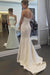 Simple Strapless Mermaid Long Elegant Ivory Sweep Train Wedding Dress - Wedding Dresses