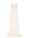 Simple Wedding Dress 2021 V Neck Straps Sleeveless Floor Length Boho Bridal Gown