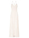 Simple Wedding Dress 2021 V Neck Straps Sleeveless Floor Length Boho Bridal Gown