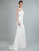 Simple Wedding Dress Sheath Sweetheart Neck Long Sleeves Beaded Bridal Dresses With Train