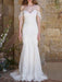 Simple Wedding Dresses 2021 Lace Sweetheart Off The Shoulder Mermaid Bridal Gown With Train for boho wedding