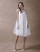 Simple Wedding Dresses Short Empire Waist Lace Tulle Cap Sleeve Pregnant Bridal Dress