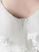 Flower Girl Dresses Light Sky Blue Designed Neckline Tulle Sleeveless Knee-Length A-Line Embroidered Kids Social Party Dresses