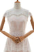 Sleek Cap Sleeve Lace Tulle A-line Wedding Dress - Wedding Dresses