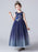 Flower Girl Dresses Jewel Neck Sleeveless Embroidered Kids Party Dresses