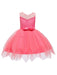 Flower Girl Dresses Designed Neckline Sleeveless Embroidered Kids Social Party Dresses