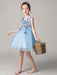 Flower Girl Dresses Jewel Neck Sleeveless Flowers Kids Party Dresses