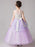 Flower Girl Dresses Jewel Neck Sleeveless Flowers Kids Party Dresses