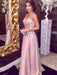 Sleeveless V-Neck Floor-Length A-line With Beading Chiffon Dresses - Prom Dresses
