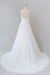 Spaghetti Strap Applique Tulle A-line Wedding Dress - Wedding Dresses