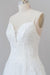 Spaghetti Strap Applique Tulle A-line Wedding Dress - Wedding Dresses