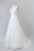 Spaghetti Strap Applique Tulle A-line Wedding Dress - Wedding Dresses