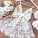 Spaghetti Strap Deep V Neck Short Homecoming Mini Lace Prom Dress with Bow - Prom Dresses