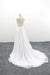 Spaghetti Strap Lace Chiffon A-line Wedding Dress - Wedding Dresses