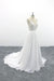 Spaghetti Strap Lace Chiffon A-line Wedding Dress - Wedding Dresses