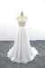 Spaghetti Strap Lace Chiffon A-line Wedding Dress - Wedding Dresses