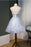 Spaghetti Strap Tulle Short Sweet 16 Dresses A Line Sleeveless Homecoming Dress with Beads - Prom Dresses