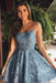 Spaghetti Straps Sleeveless Graduation A Line Lace Homecoming Dress - Prom Dresses