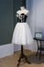 Spaghetti Straps Sweet 16 with Black Top Cute Lace Homecoming Dress - Prom Dresses