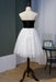 Spaghetti Straps Sweet 16 with Black Top Cute Lace Homecoming Dress - Prom Dresses