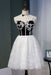 Spaghetti Straps Sweet 16 with Black Top Cute Lace Homecoming Dress - Prom Dresses