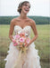 Spaghetti Straps White Lace Chiffon Beach Wedding Dresss - Wedding Dresses