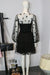Sparkle Long Sleeve Short Party Unique Sheer Neck Mini Homecoming Dress - Prom Dresses