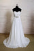 Strapless Lace Chiffon A-line Wedding Dress - Wedding Dresses