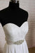 Strapless Lace Chiffon A-line Wedding Dress - Wedding Dresses