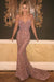 Strapless Pretty Rose Sequin Sweetheart Mermaid Tulle Prom Dresses with Rhinestone - Prom Dresses