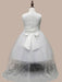 Princess Girl Dress Manadlian Child Girls Wedding Dress Bridesmaid Dress Sequined Strapless Long Skirt Organza 2-12 Years 5 Colors