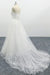 Strapless Tulle Chapel Train A-line Wedding Dress - Wedding Dresses