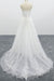 Strapless Tulle Chapel Train A-line Wedding Dress - Wedding Dresses