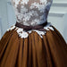 Strapless Tulle Homecoming Lace Appliqued Bowknot Short Prom Party Dress - Prom Dresses