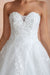 Stylish Strapless Appliques Tulle Wedding Dress - Wedding Dresses