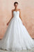 Stylish Strapless Appliques Tulle Wedding Dress - Wedding Dresses
