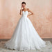 Stylish Strapless Appliques Tulle Wedding Dress - Wedding Dresses