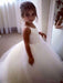Flower Girl Dresses Straps Neck Sleeveless Lace Kids Party Dresses