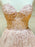 Sweetheart Neck Strapless Pink Floral Long Prom Dresses, Long Pink Floral Formal Evening Dresses