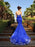 Trumpet/Mermaid Sweetheart Beading Sleeveless Long Satin Dresses - Prom Dresses