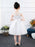 Flower Girl Dresses Jewel Neck Sleeveless Embroidered Kids Social Party Dresses