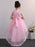 Flower Girl Dresses Designed Neckline Tulle Sleeveless Knee Length High Low Princess Silhouette Embroidered Kids Party Dresses