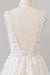 V-neck Appliques Tulle Floor length Wedding Dress - Wedding Dresses