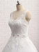 V-Neck Beaded Backless Lace A-Line Wedding Dresses - wedding dresses