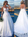 V-Neck Long Sleeves Covered Button Ball Gown Wedding Dresses - wedding dresses